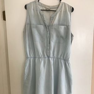 Short Light Jean Dress